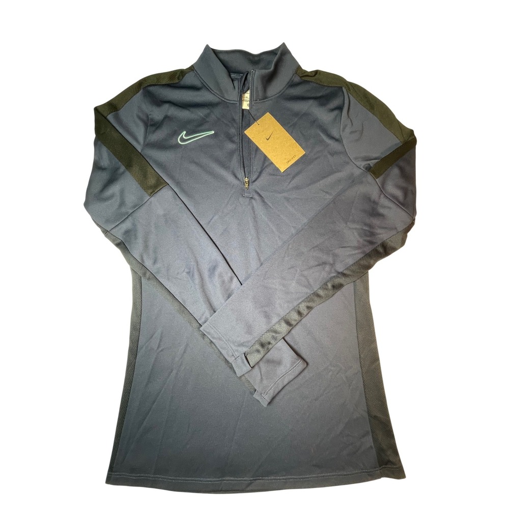 Nike Dri-FIT Womens Quarter Zip Soccer Training Top Navy Blue XS New